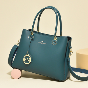 袋鼠女包2026新款手提斜挎包时尚大气日常软皮包送礼妈妈生日礼物