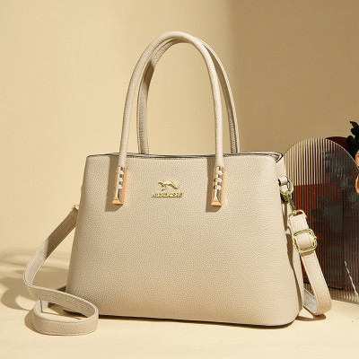 袋鼠软皮大容量女士手提包送礼