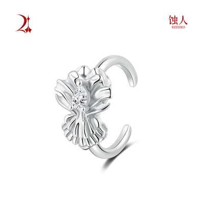 阿卡Aka唇环 925银免打孔轻奢小众开口可调节个性设计感高级饰品