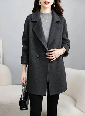 大衣女毛呢外套女士春秋冬季