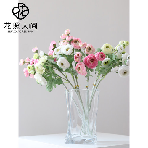 高品质陆莲仿真花洋牡丹假花露莲绢花材家居装饰摆设拍摄道具花束