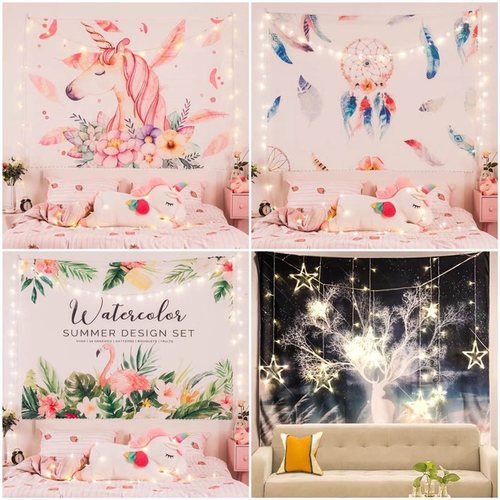 ins风挂布背景布昊朝好