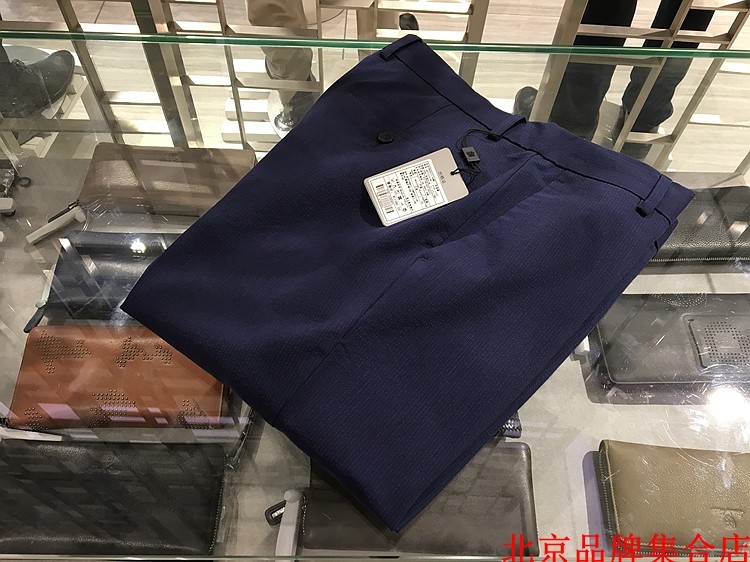 高端法莱凯帝 男士夏款 棉+莱塞尔+超细纤维 轻薄蓝色暗纹 休闲裤|msdalam kategori Pakaian Lelaki, seluar santai - dari Buy2taobao.com untuk memberikan perkhidmatan ejen Taobao profesional membeli