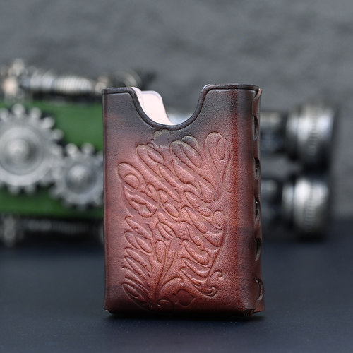 原创设计纯手工牛皮烟盒