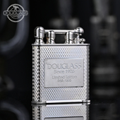 日本DOUGLASS道格拉斯原装 砂轮煤油打火机收藏古董级烟具 限量版