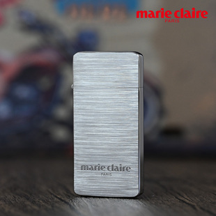 法国品牌Marie 砂轮煤油打火机经典 复古银男士 限量 claire嘉人薄版