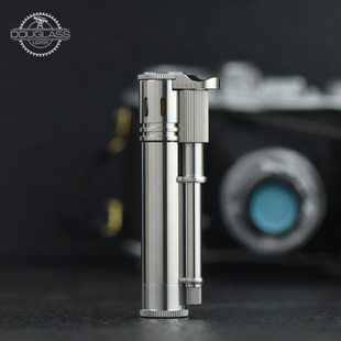 日本原装进口DOUGLASS道格拉斯煤油砂轮打火机防风防水轻便送男士