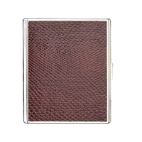 Кофе серебряный край маленький узор двухсторонний кожа