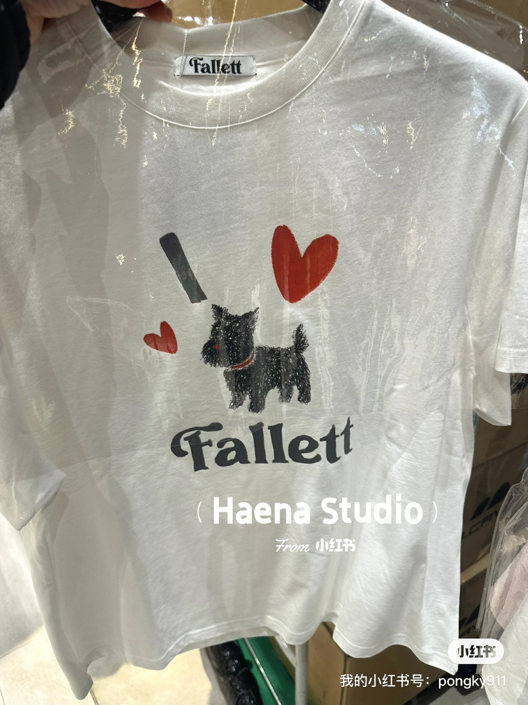 韩国直邮～fallett～半袖体恤～图片