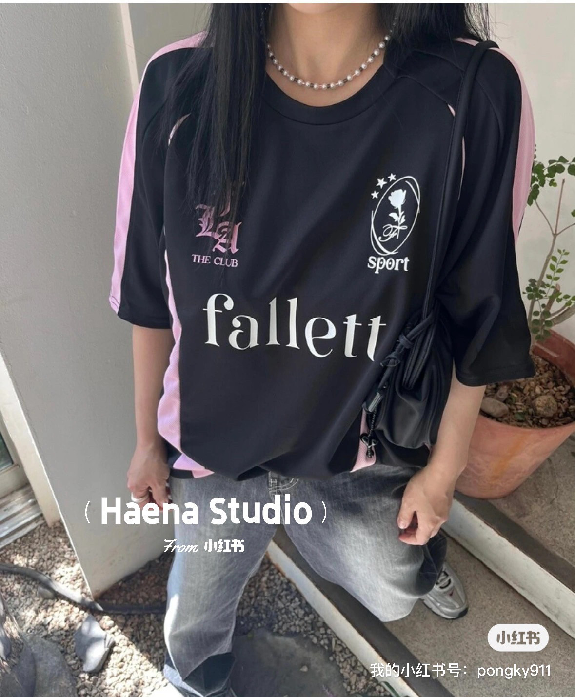 韩国直邮～潮牌fallett～球服半袖体恤～男女款～不退不换图片
