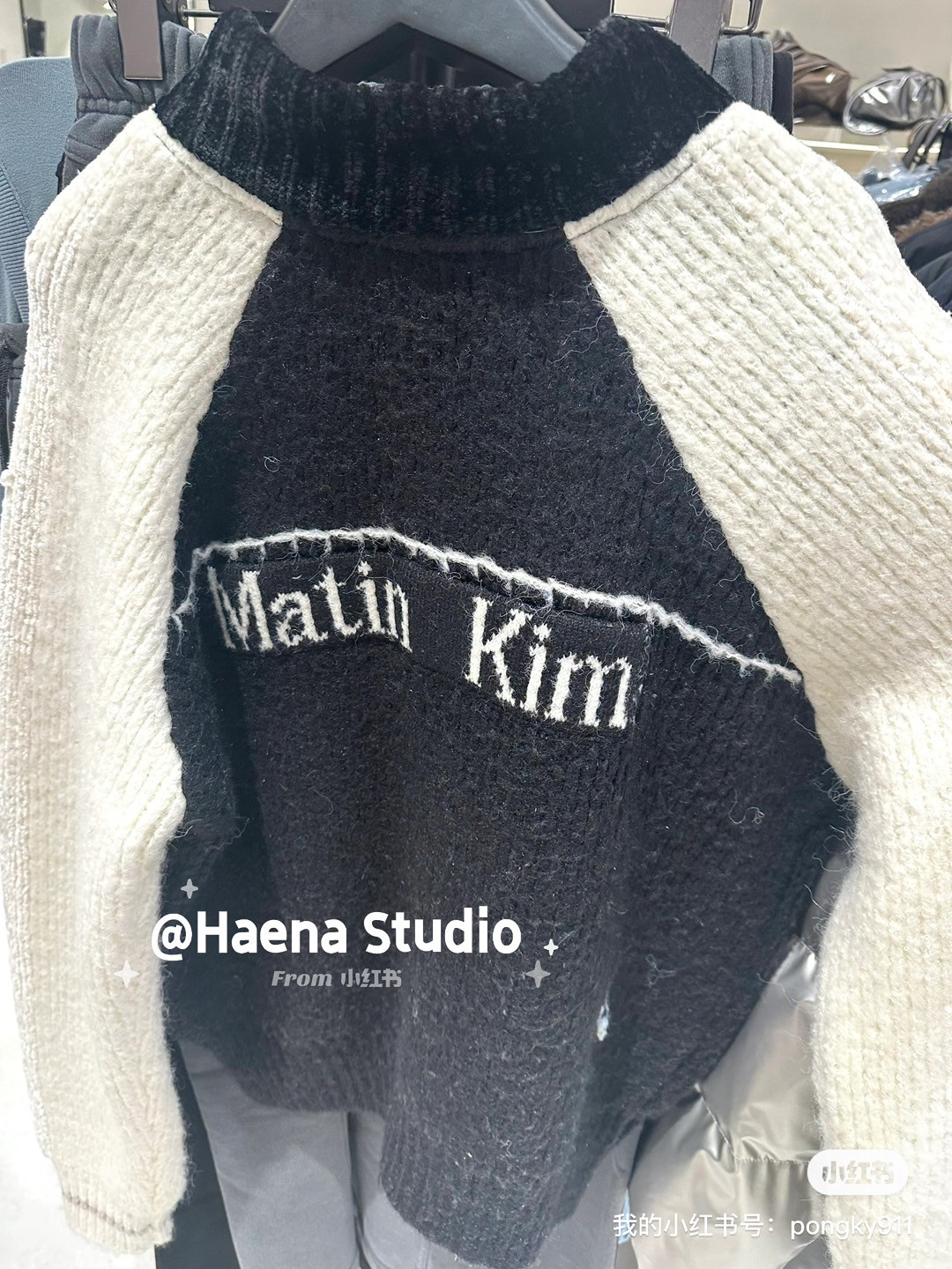 韩国直邮～matin kim新毛针织衫