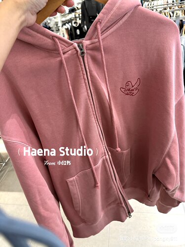 韩国直邮～小飞人whatitisnt拉链卫衣～男女同款