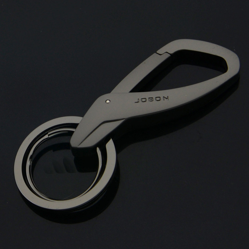 简约汽车钥匙扣金属不锈钢挂件男士锌合金钥匙链女要是扣创意礼品