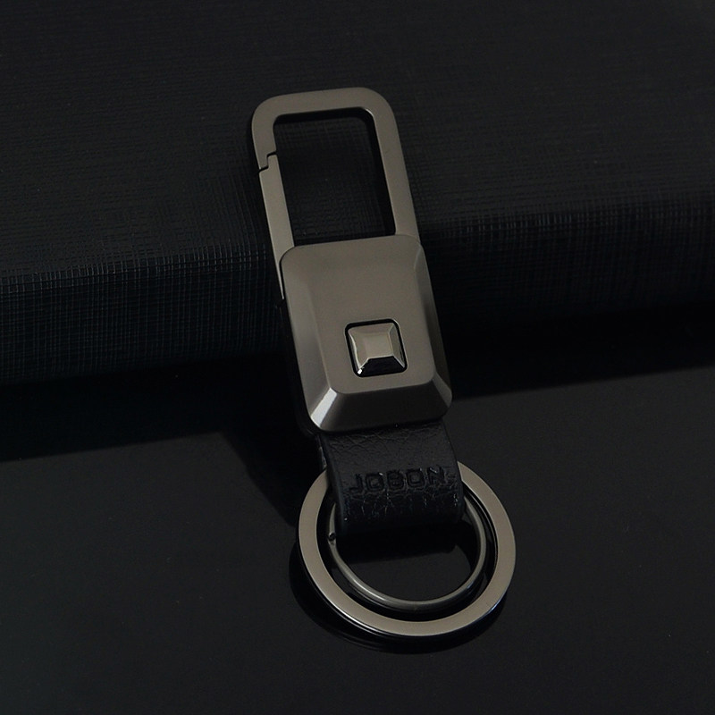 汽车钥匙扣男士高档多功能带灯金属不锈钢钥匙链女锁匙扣刻字定制