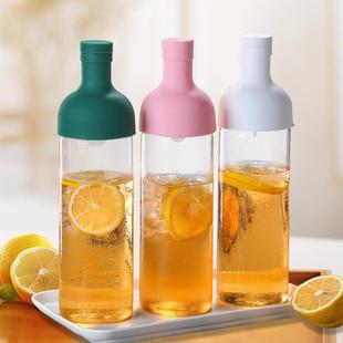 高硼硅玻璃冷萃壶咖啡冷泡瓶凉水壶家用冷萃杯果茶壶冷水壶