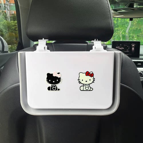 车载挂式折叠垃圾桶汽车座椅后背收纳袋多功能垃圾盒便携旅行用