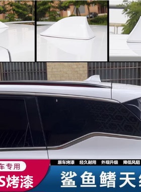 适用五菱缤果S改装鲨鱼鳍天线黑色车顶外观装饰沙鱼顶翼用品配件