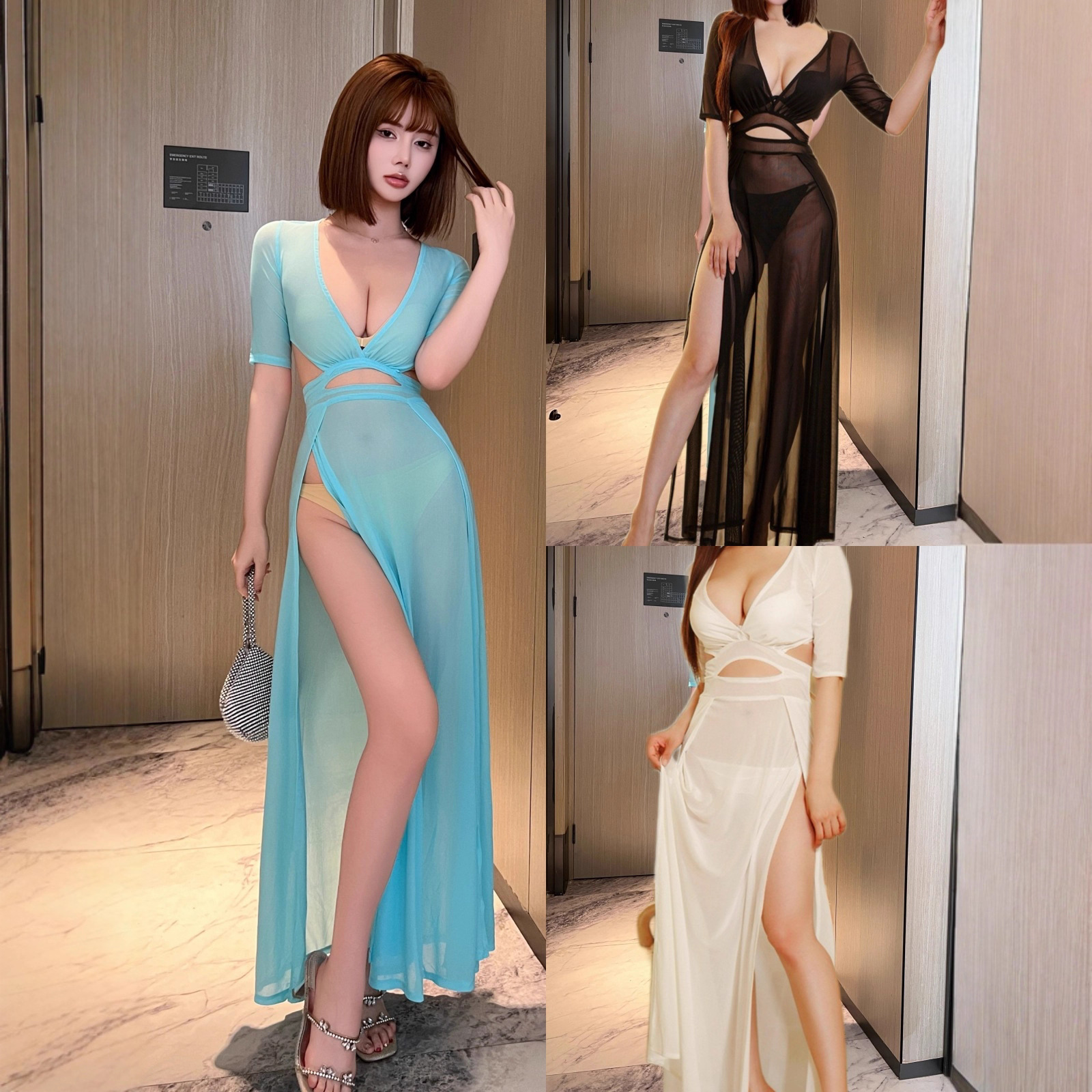 夜场SPA技师工作服性感女