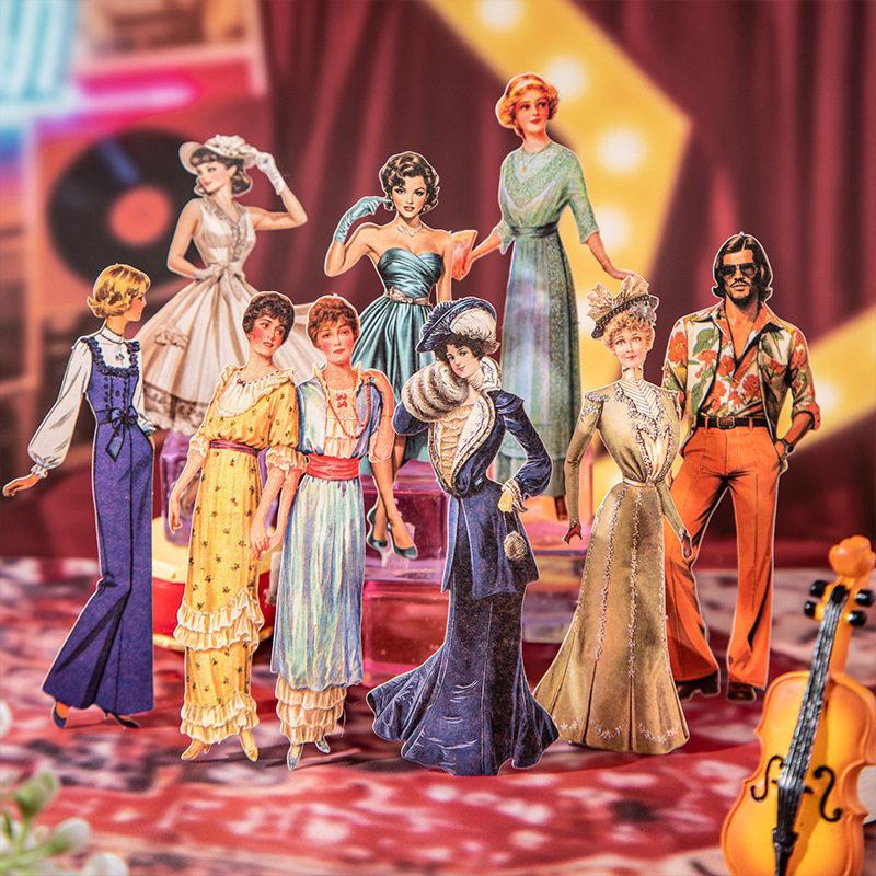 时代人潮贴纸100张大份量复古欧式时尚人物维多利亚素材装饰DIY,文具电教/文化用品/商务用品,贴纸/立体贴纸,淘宝优惠券,粉丝福利购,淘宝优惠卷