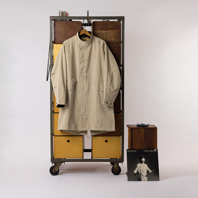 TACITURNLI WHITE WAX PEACEMAKER COAT 棉麻油蜡布调解员外套