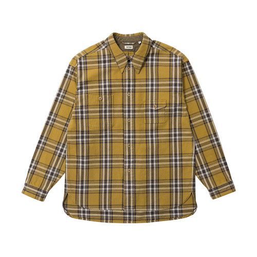 TACITURNLI CHECK F.P. SHIRT 重磅格纹经典款叠袋衬衣
