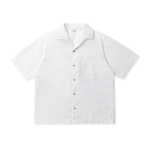 TACITURNLI PIMA SHARK T-SHIRT 皮马棉鲨鱼领短袖衬衣
