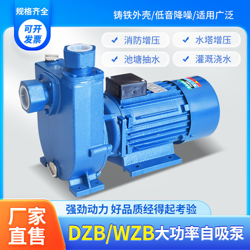 大流量DZB自吸泵工业加强增压泵