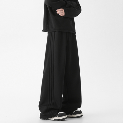 ZMGEEN美式加绒卫裤男款秋冬季潮牌宽松直筒裤子休闲百搭运动长裤