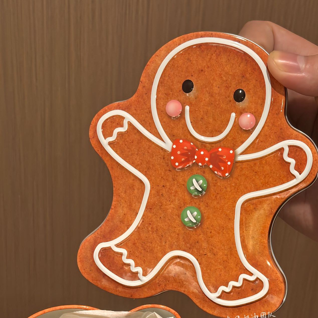 每日奶油圣诞姜饼人肉桂饼干150g/盒手工制作创意造型装饰小曲奇