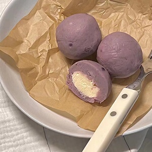 【TARO CHEESE】网红零食Jane芋泥奶酪球手工现做六枚入包邮顺丰