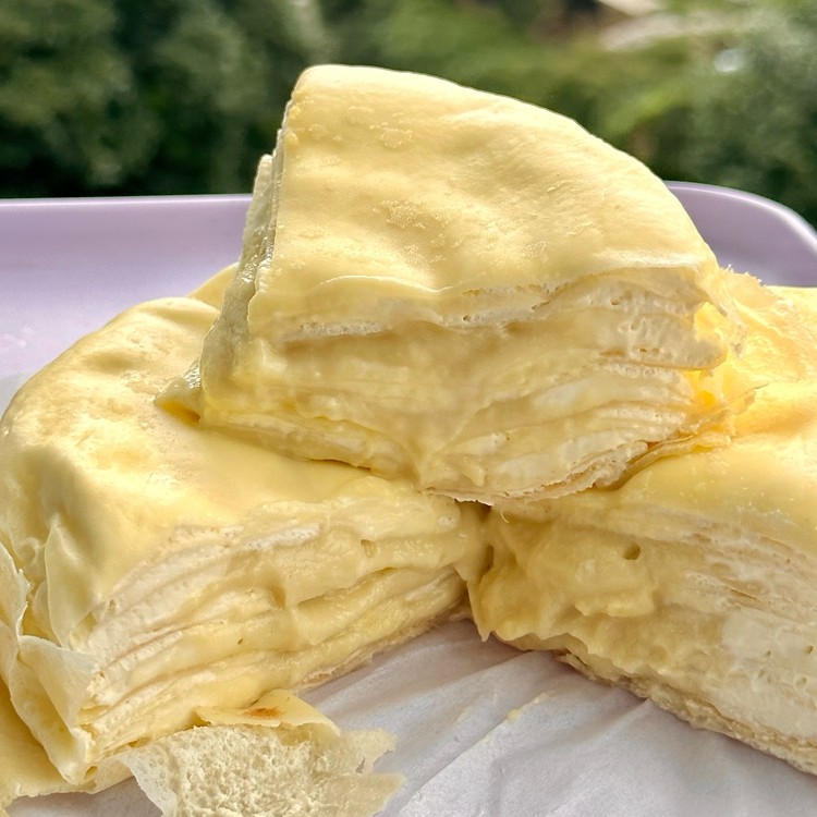 乔妹榴莲千层蛋糕进口动物奶油