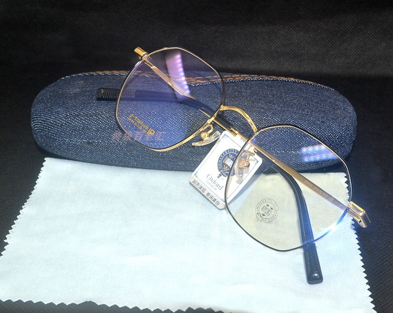 眼镜架全框全框纯钛男款近视眼镜