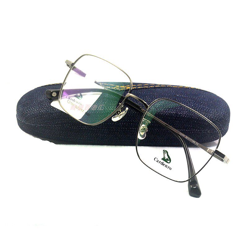 卡丹路镜框 近视眼镜复古方框男款镜架 卡丹路眼镜 c2101 c4 全框