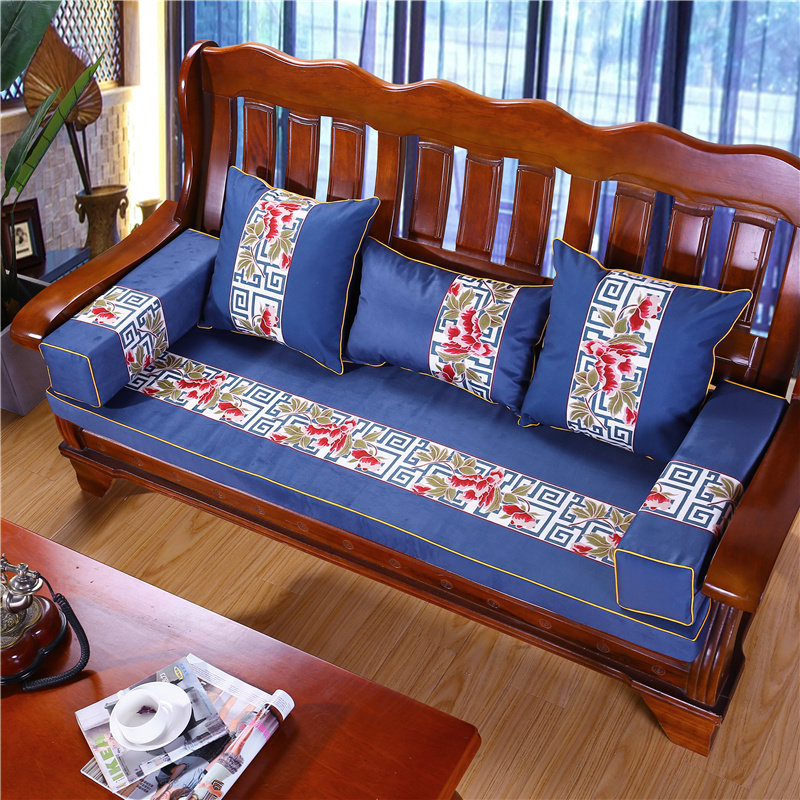 红木沙发垫新中式古典实木家具圈椅垫加厚防滑罗汉床海绵座垫定制
