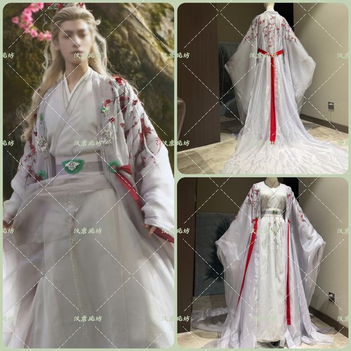 水龙吟罗云熙唐俪辞同款古装汉服红梅款仙侠景区古镇男NPC演出服