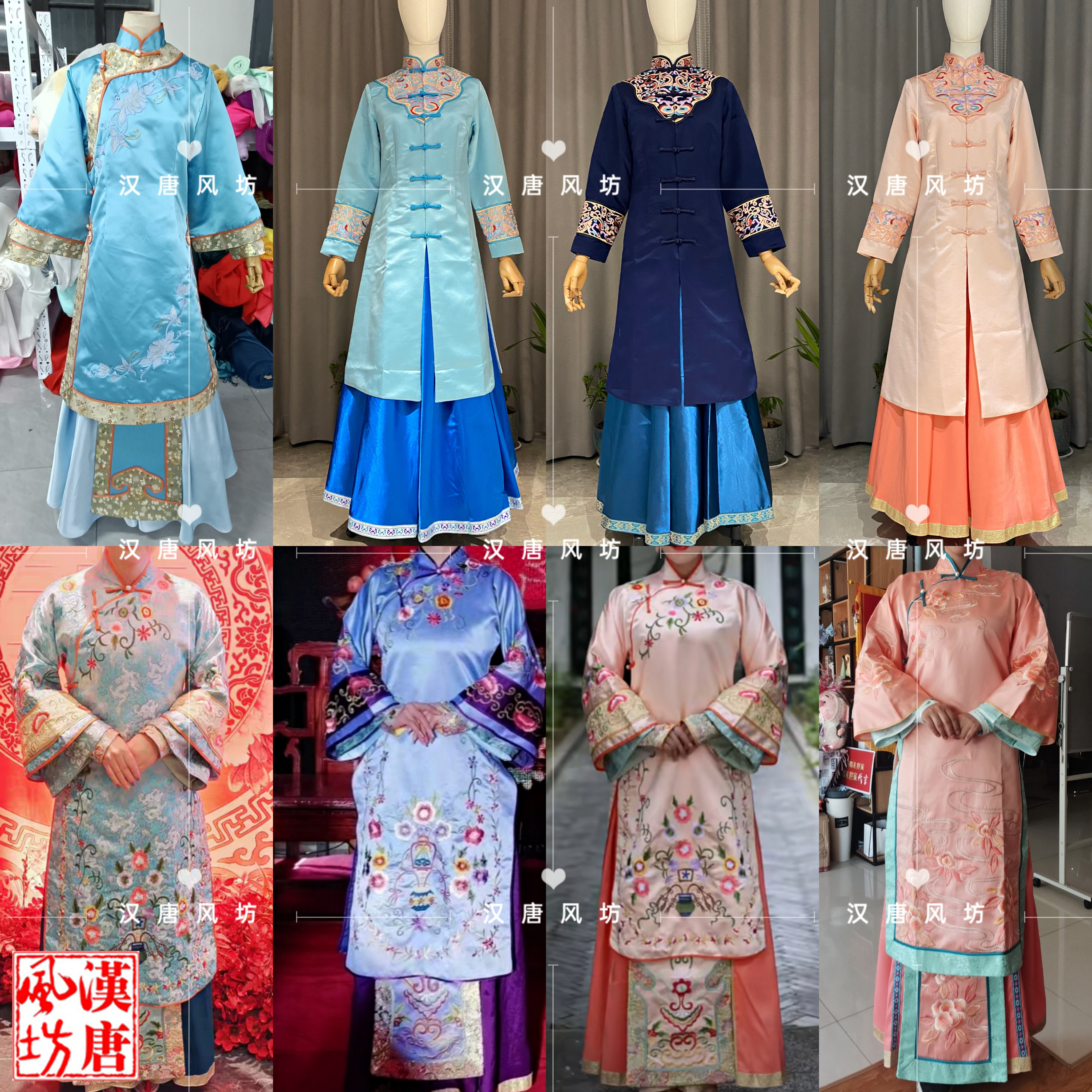 夏款中式婚礼喜娘民国秀禾服