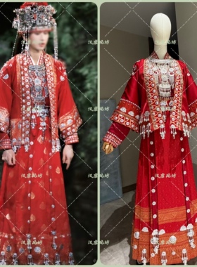 楼莲花成毅神医李莲花采莲庄嫁衣苗银婚服花花同款古装写真演出服