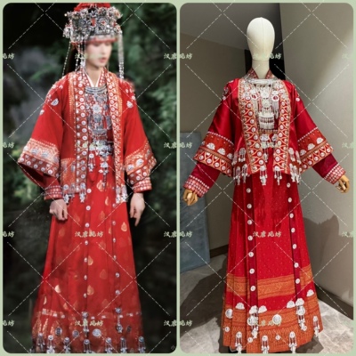 楼莲花成毅神医李莲花采莲庄嫁衣苗银婚服花花同款古装写真演出服