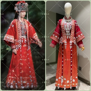 楼莲花成毅神医李莲花采莲庄嫁衣苗银婚服花花同款古装写真演出服