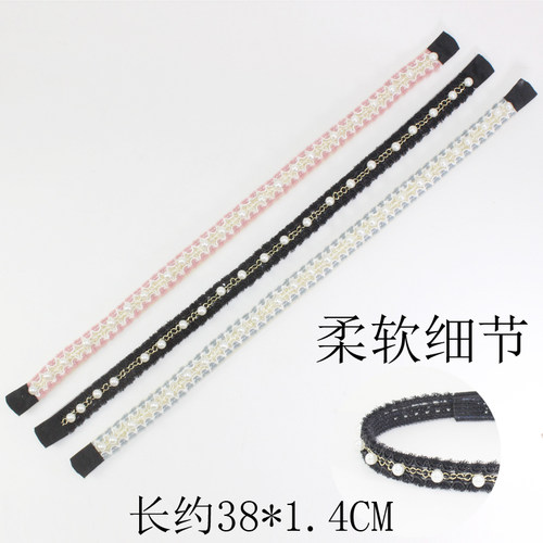 韩版长款魔法贴发箍儿童头饰