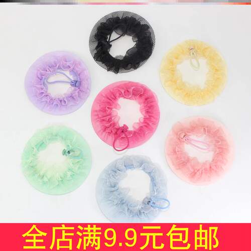考级跳舞头饰网兜儿童隐形