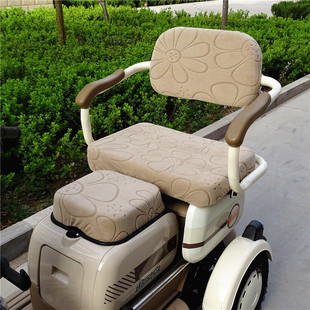 雅迪爱玛小鸟艾美达金彭万仕达新日大安三连坐电动三轮车座套坐垫