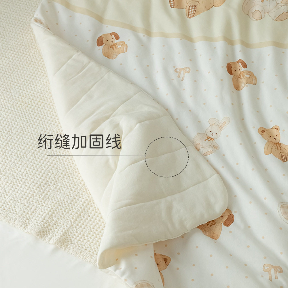 儿童被子a类棉动物卡通版小被子儿童盖被家用柔软幼儿园午休被子