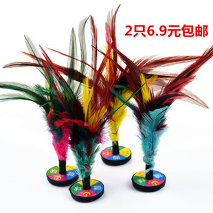 206 鸡毛毽子太仓毽子 儿童中小学生中考训练比赛专用 包邮