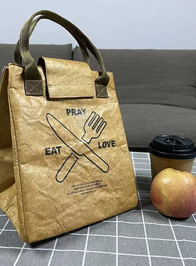 杜邦纸手提保温便当袋