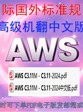 AWS C3 11 M-2024 焊炬焊接 标准 PDF AI中文机翻