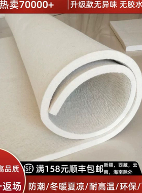 无味纯羊毛毡炕毡垫子家用学生保暖防潮高密度火炕床毡子床垫定做