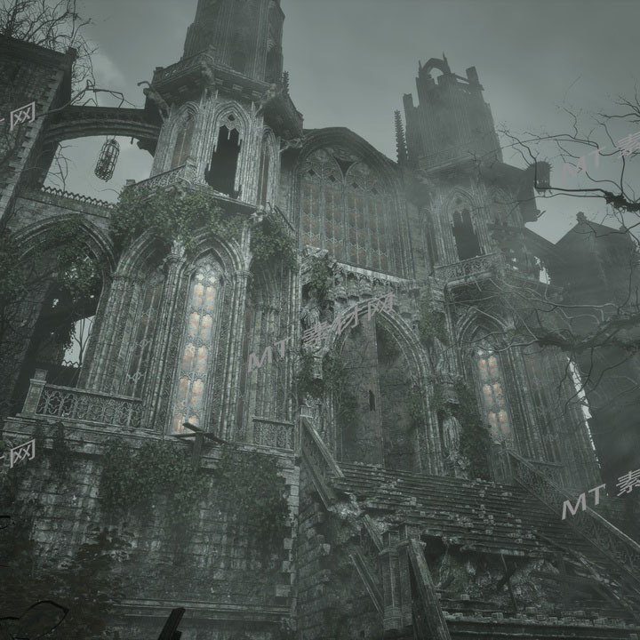 UE5.3暗黑风哥特environment