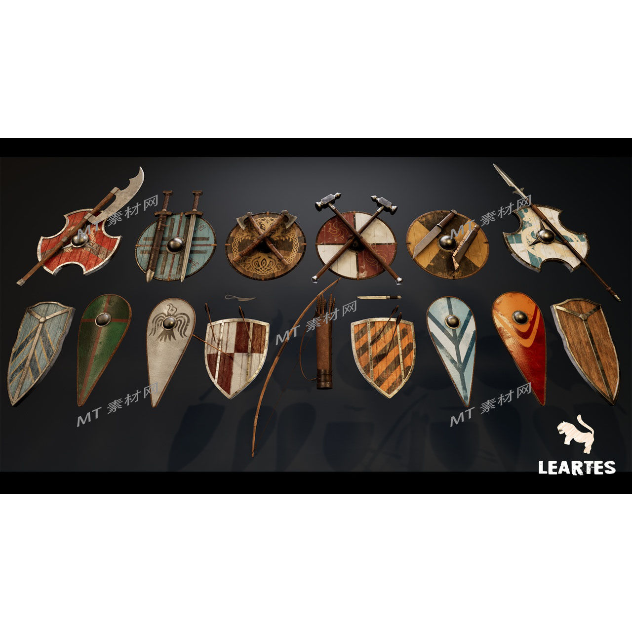 UE5.0虚幻5.0次世代中世纪武器