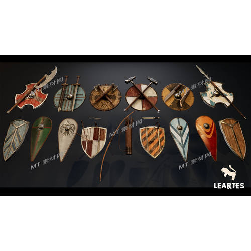 UE5.0虚幻5.0次世代中世纪武器